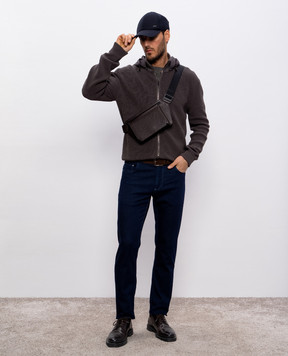 Cashmere&Whiskey Синие джинсы с логотип патч DENIMSTRETCH871