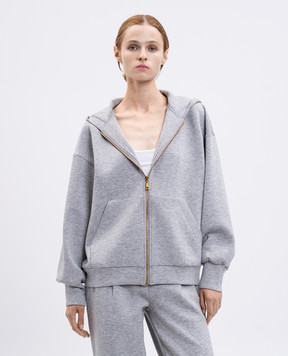 Twinset Сіра меланжева спортивна куртка 252LI2LBB