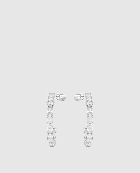 Swarovski Сріблясті сережки Mesmera 5672834