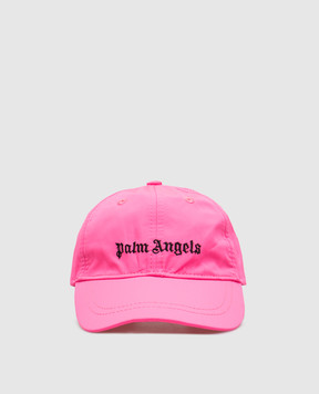 Palm Angels Дитяча рожева кепка з вишивкою логотипа PGLB001S25FAB001