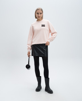 Off-White Розовый свитшот Reg Crewneck OWBA055F24FLE003
