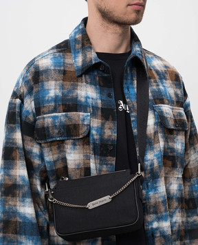 Palm Angels Черная сумка с логотипом PMNQ012S25FAB001