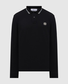 Stone Island Черное поло с нашивкой логотипа K2S152200006S0018