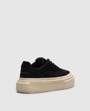 Maison Margiela MM6 Черные кроссовки с логотипом. S59WS0236P8086