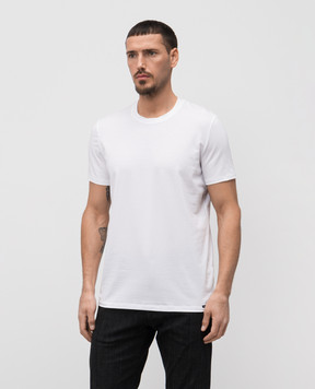 Tom Ford Біла футболка з нашивкою логотипа T4M081410
