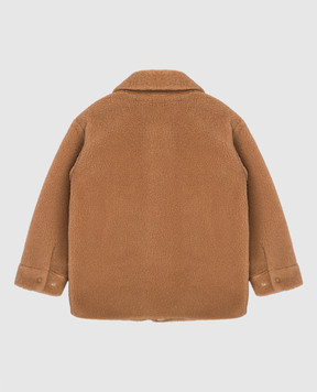 Moncler ENFANT Дитяча коричнева куртка в стилі сорочки K29542F00006809BY1214