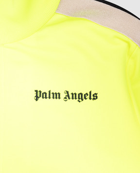 Palm Angels Детская желтая спортивная куртка с лампасами. PBBD002S25FAB001412