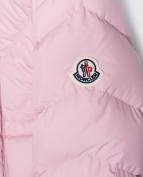 Moncler ENFANT Детская розовая пуховая куртка Sanaa J29511A0001654A81