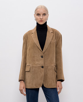 Max Mara Weekend Коричневий замшевий жакет ROLANDA ROLANDA