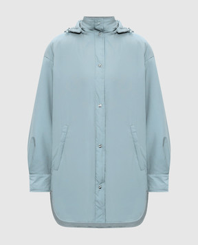 Herno Блакитна куртка з логотипом GI000277D12456Z