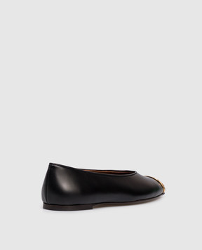 Giuseppe Zanotti Чорні шкіряні балетки Georgia I560004