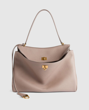 Balenciaga Бежевая кожаная сумка Rodeo 7897722ABV5