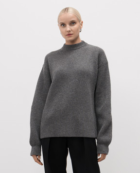 Jil Sander Сірий светр з вовни J02GP0223J14737
