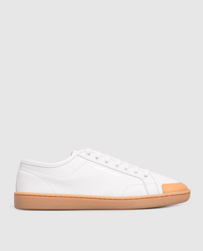 Saint Laurent Белые кроссовки GYM с логотипом 83992100N00
