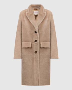 Babe Pay Pls Бежевая дубленка 2130SILKY