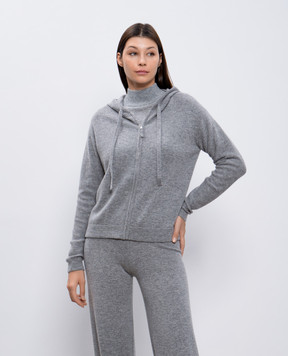 Allude Серая спортивная куртка из шерсти и кашемира 24517700