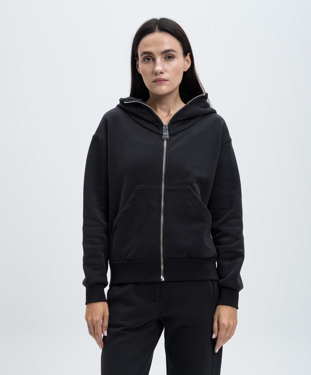 Dondup Черная спортивная куртка с логотипом F491KF0237DXXX изображение 3