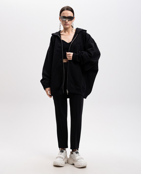 Vetements Черные спортивные брюки с вышивкой логотипа WA66SP610B