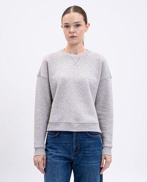 Max Mara Weekend Сірий меланжевий світшот GERBA GERBA
