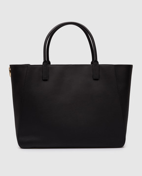 Valentino Черная кожаная сумка-тоут с логотипом VLogo Signature 5W2B0N98PWL