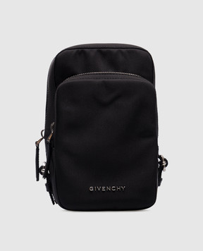 Givenchy Чорна сумка Pandora з логотипом BKU04XK1ZL