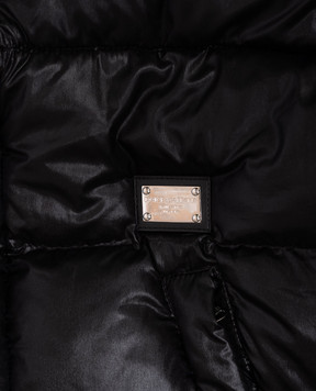 Dolce&Gabbana Детская черная куртка с нашивкой логотипа L4JB4LG7N4I6