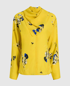 PROENZA SCHOULER Желтая блуза Ysabelle в цветочный принт R2544001BYP297S