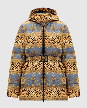 Versace Пуховик Duvet в анімалістичний принт 10222381A16333