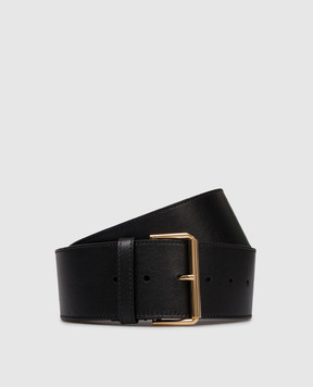 Givenchy Черный кожаный ремень с логотипом BB408JB2AE