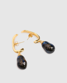 House of Fou Сережки Cosmos з позолотою 22 карат HOOK