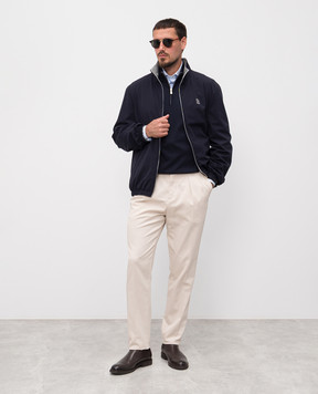 Brunello Cucinelli Блакитна сорочка MBUC41718