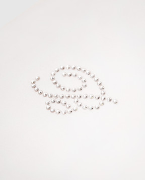 Blumarine Белый набор постельного белья Lory с кристаллами Swarovski H0000190017