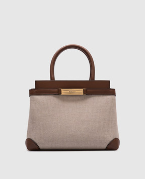 Bally Бежева сумка Daily з логотипом WAH02FVT842