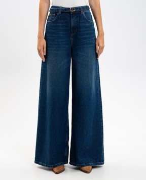 Twinset Синие джинсы с логотипом 252TP2540