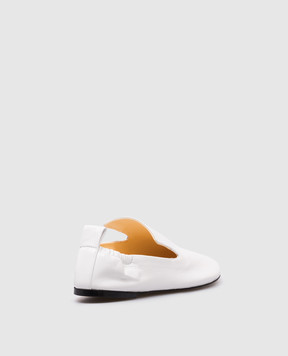 PROENZA SCHOULER Белые кожаные глянцевые балетки. SH252044L004FC