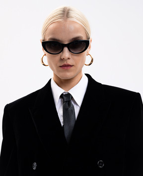 Saint Laurent Чорні сонцезахисні окуляри М115 з градієнтом 736459Y9956