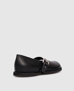 Premiata 1 Line Черные кожаные балетки M7151