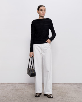 PROENZA SCHOULER Черный топ Paloma WL2534571JC181