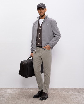 Brunello Cucinelli Коричневый кардиган M29805206