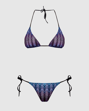 Missoni Купальник у візерунок з люрексом MC22SP00BR012U