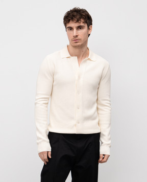 Dolce&Gabbana Бежевый кардиган в тканом узоре. GXVB9TJBCFP