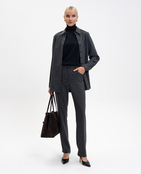 John Smedley Черный гольф LETTY из шерсти мериноса LETTY