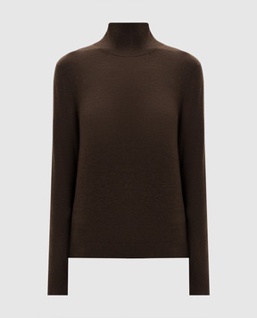 Loro Piana Коричневий гольф Tasmanian з вовни FAP5901