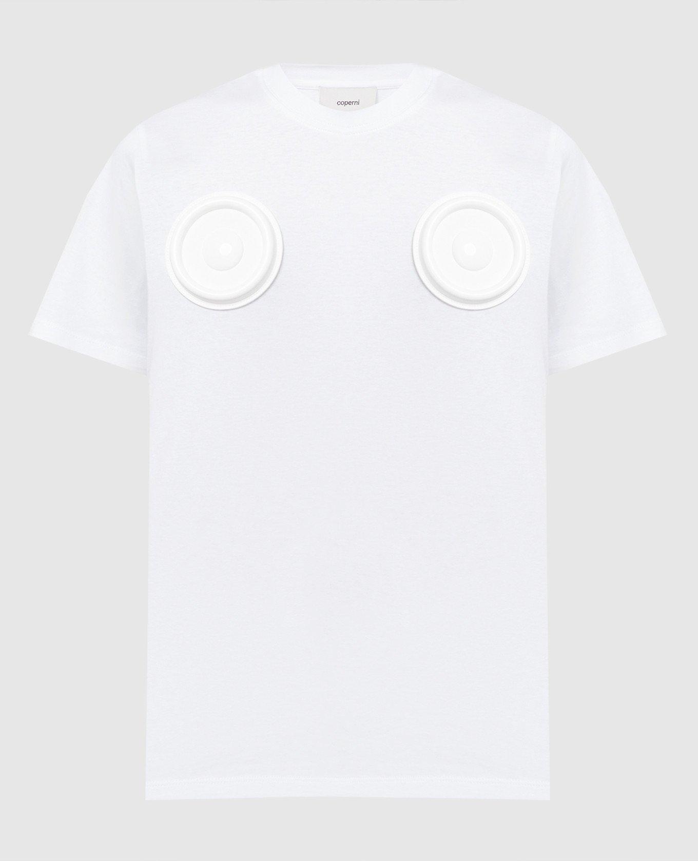 White t-shirt with appliqué