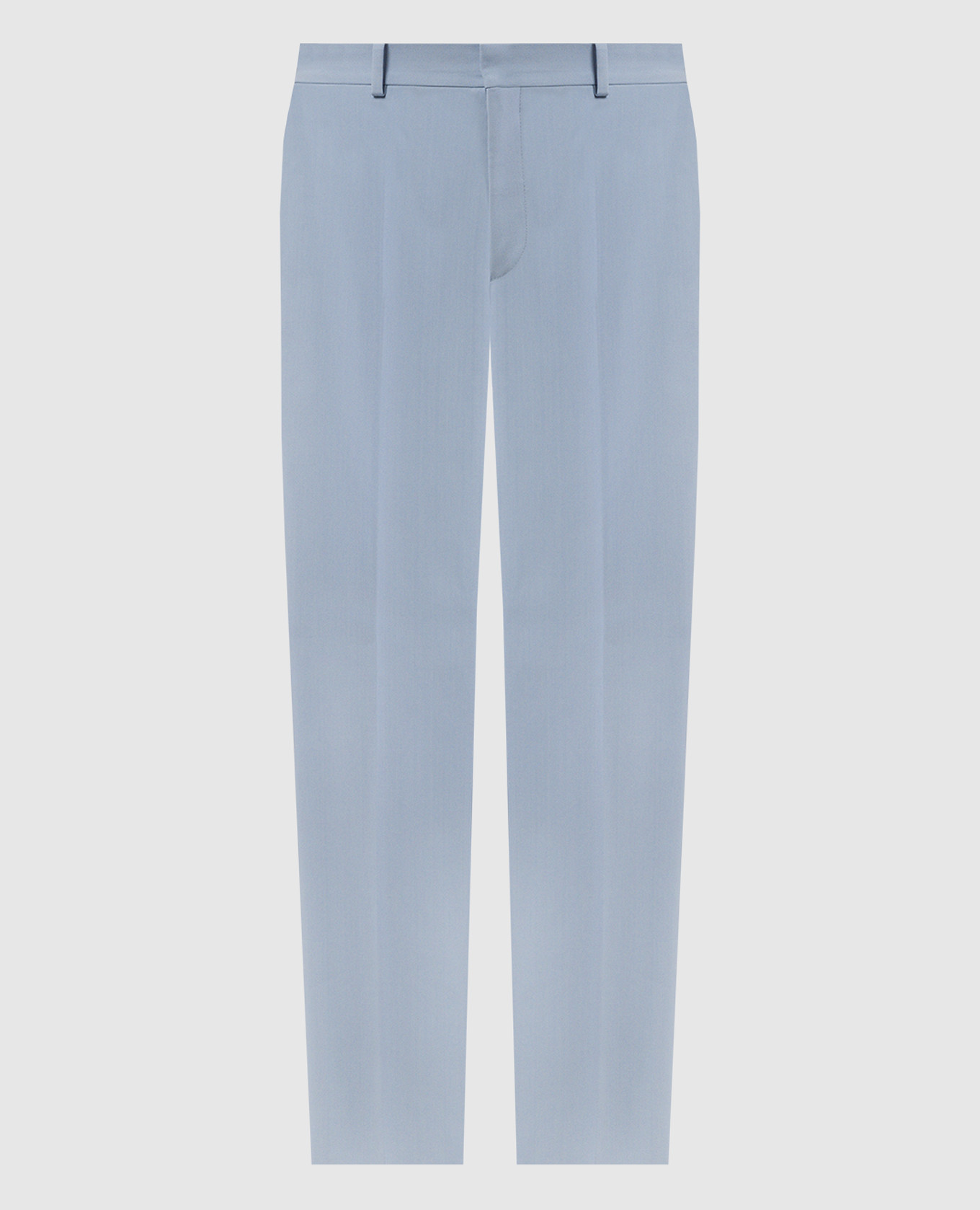 Blue pants with wool