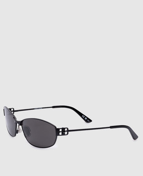Balenciaga Черные очки Mercury Oval 773550T0005w