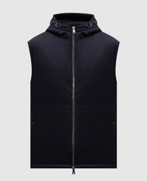 Cashmere&Whiskey Синій жлет з вовни 6400954300