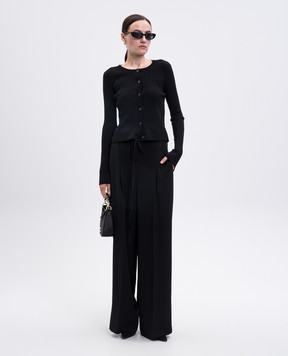 Twinset Чорний кардиган в рубчик 252LI3BBB