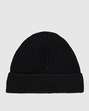 Bertolo Cashmere Чорна шапка з кашеміру 500019000005