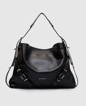 Givenchy Черная кожаная сумка Voyou с логотипом BB50SSB1Q7